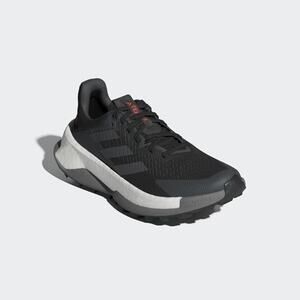 NWT Adidas Men's Terrex Soulstride Trail Running Shoes,Black/Grey/White-SZ 8.5
